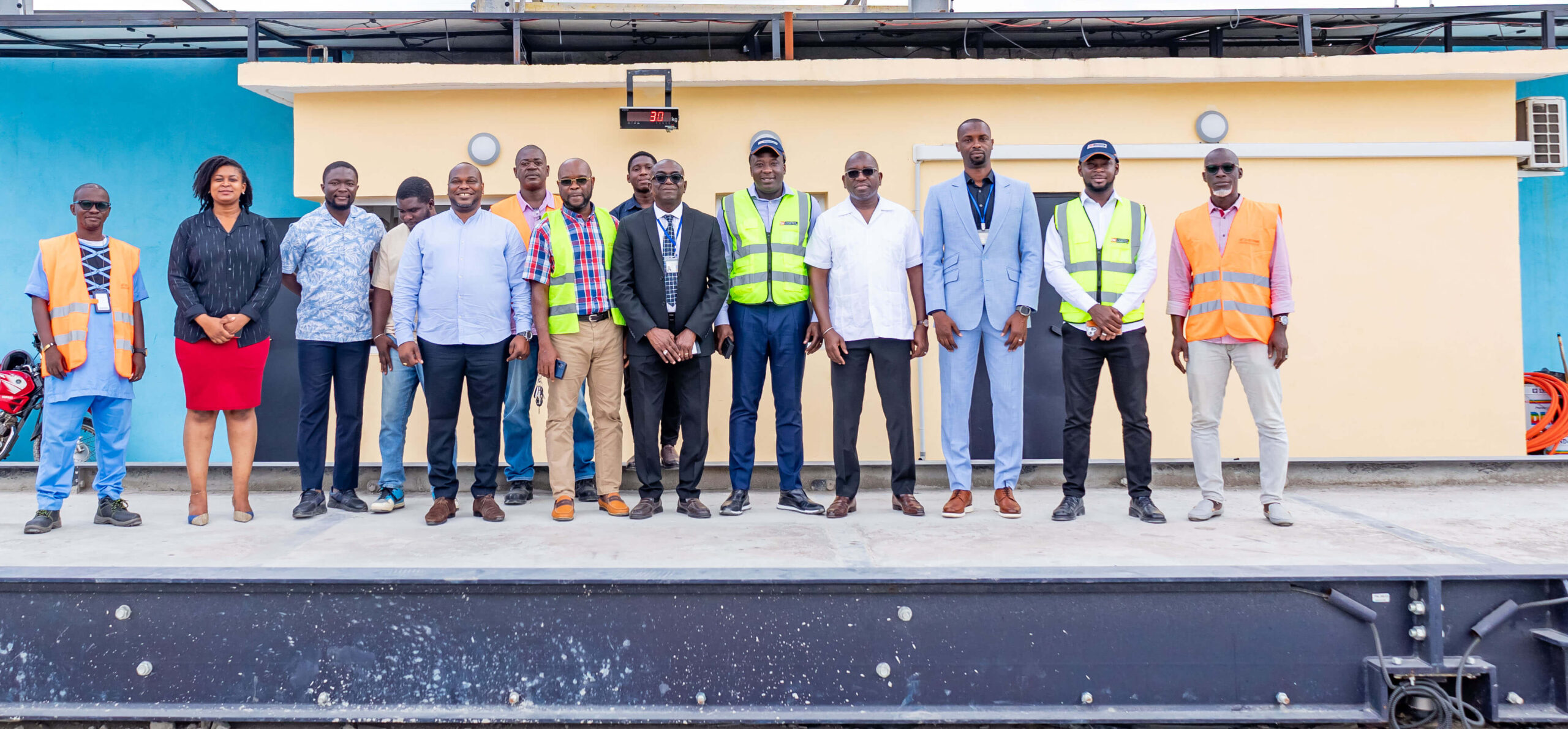 inauguration pont bascule dh logistics